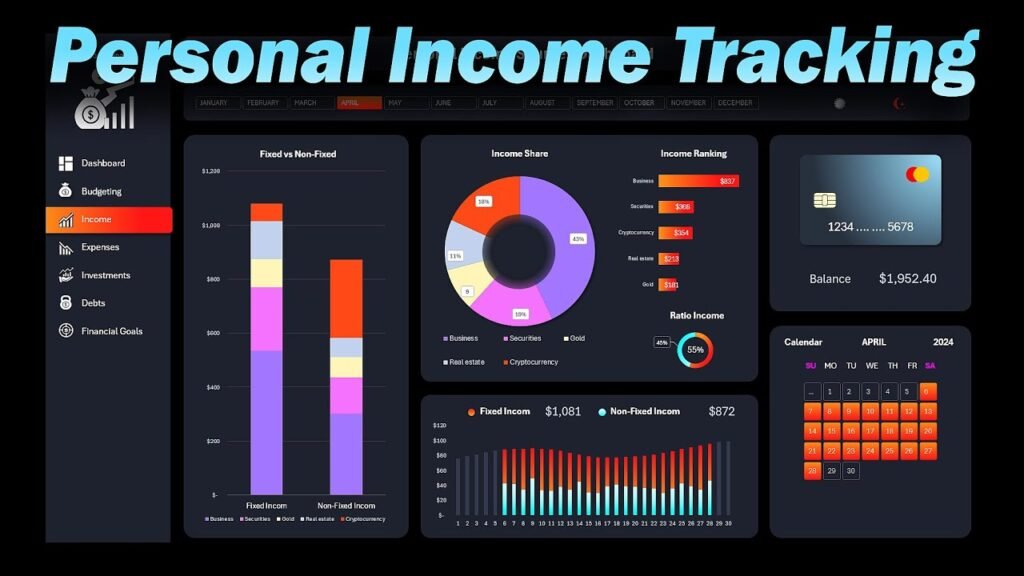 Income-Tracking Dashboard