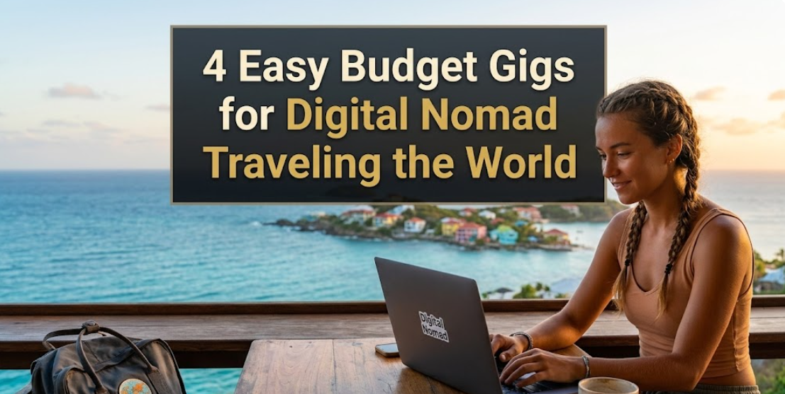 4 Easy Budget Gigs for Digital Nomad