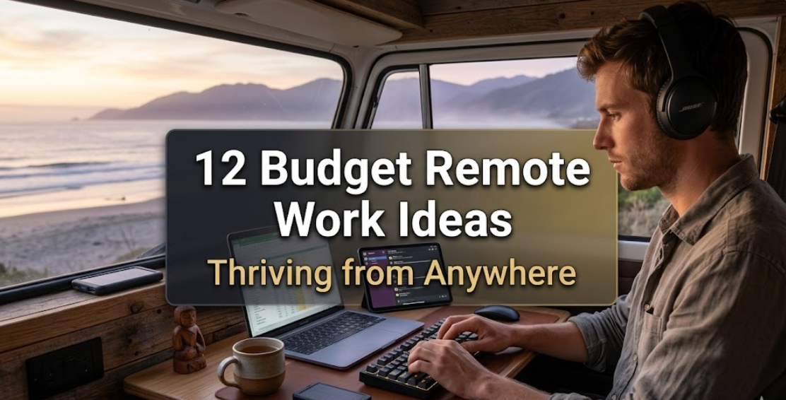 12 Budget Remote Work Ideas to Fund Your Freedom as a Digital Nomad in 2026