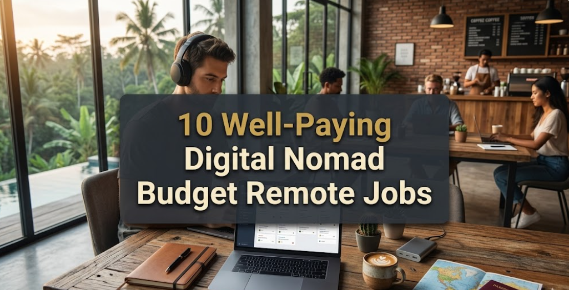 10 Well-Paying Digital Nomad Budget Remote Jobs